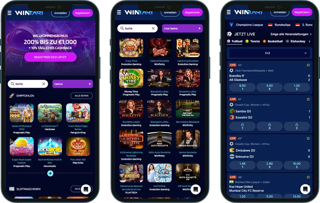 Casino Wintari mobil spielen